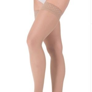 ONE PAIR!!! For: Mreiniets—Navy Mediven Compress. Thigh Highs.